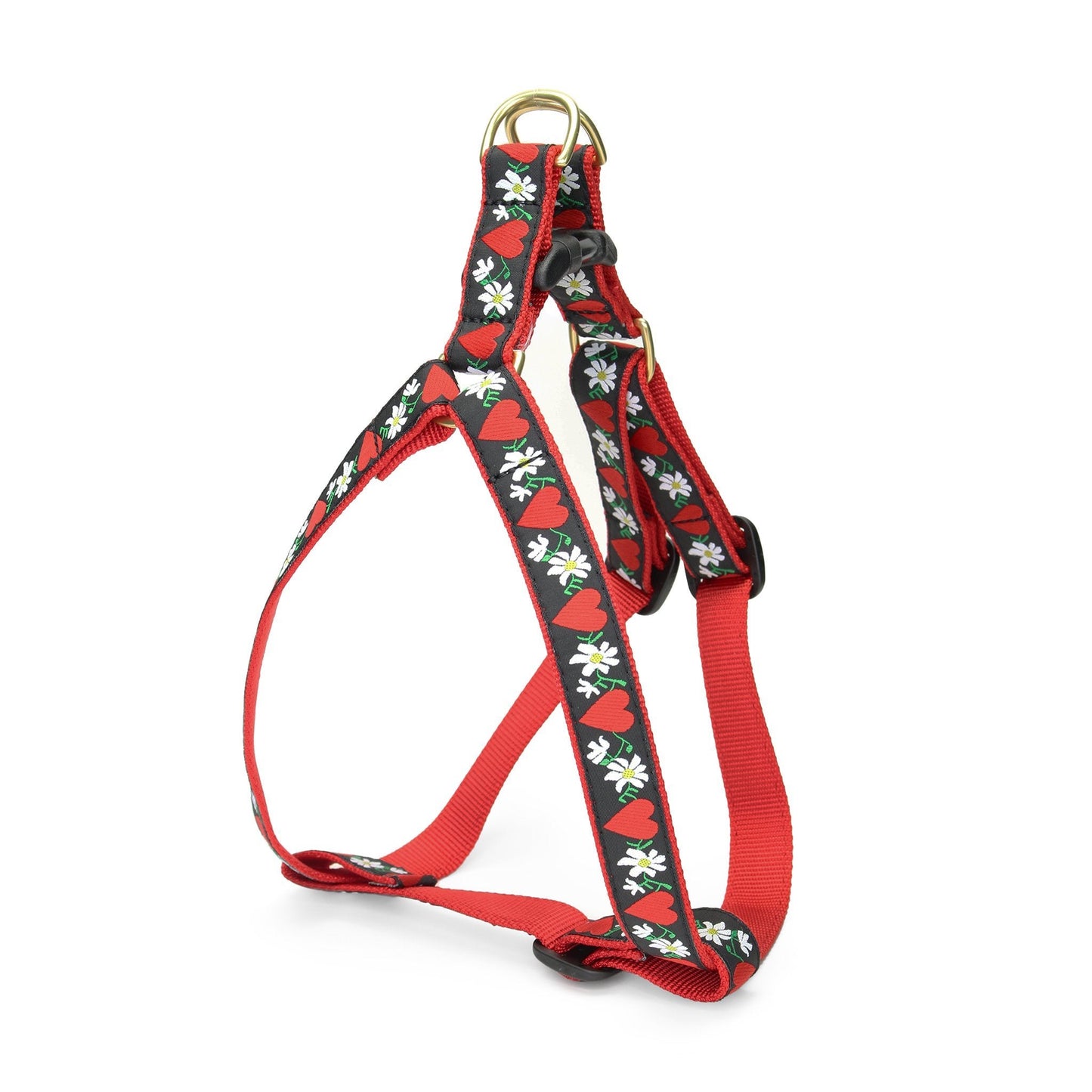 Hearts and Flowers Dog Harness