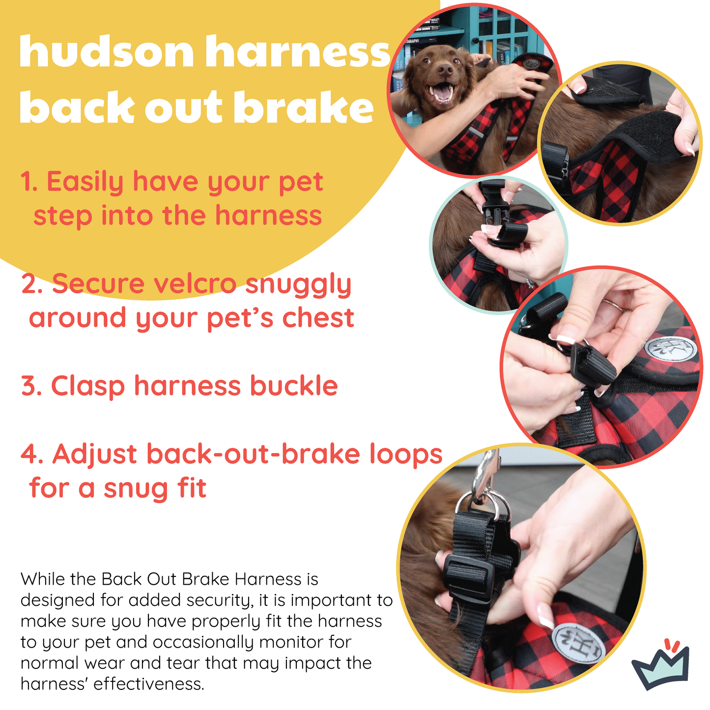 Printed Hudson Harness High Street Plaid