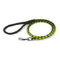 Soft Leather Dual-Color Braided Round Dog Lead