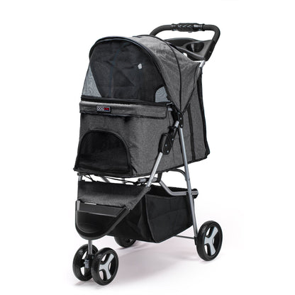 Casual Pet Stroller + Removable Cup Holder