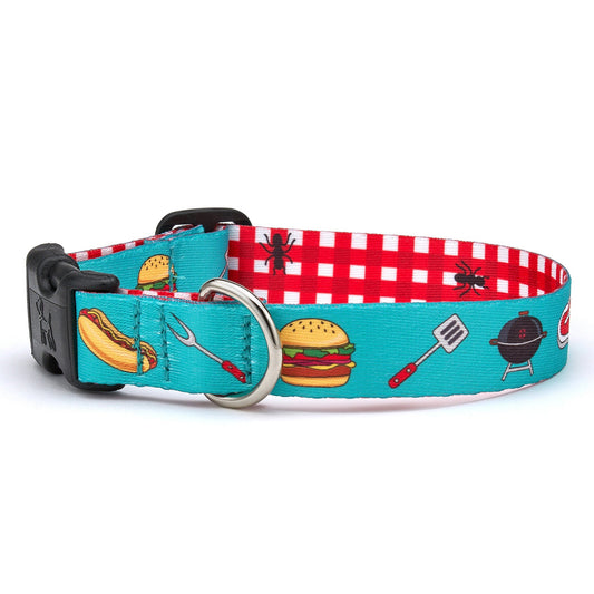 Just Grillin' Printed Dog Collar