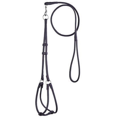 Soft Leather Round Step-In Harness + Round Lead