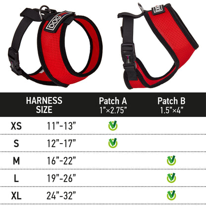 Mesh Dog Harness with Quick Release Buckle