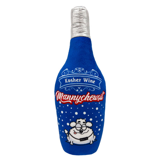 Mannychewsit Wine Dog Toy (Double Sided) - 30% Off