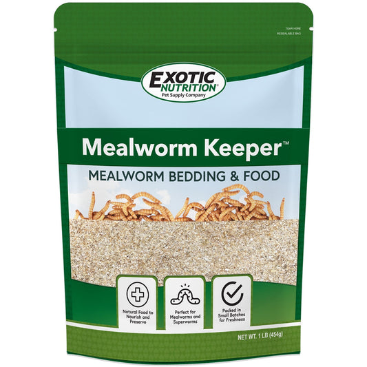 Mealworm Keeper Live Mealworm Food & Bedding