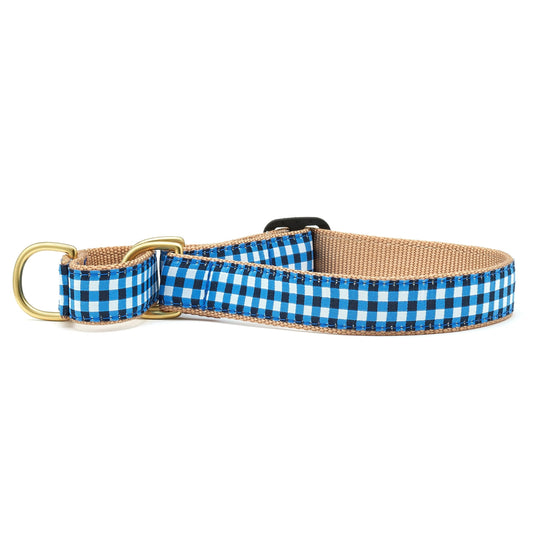 Navy Gingham Martingale