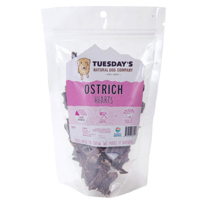 Ostrich Hearts - 4 oz- EACH