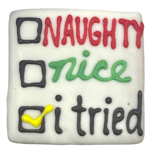 Holiday - Christmas Seasonal- Santa's List- Tray of 12