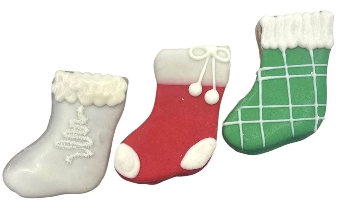 Holiday - Christmas Seasonal- Christmas Stockings- Tray of 18