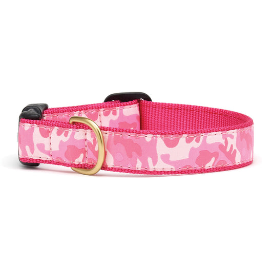 Pink Camo Dog Collar