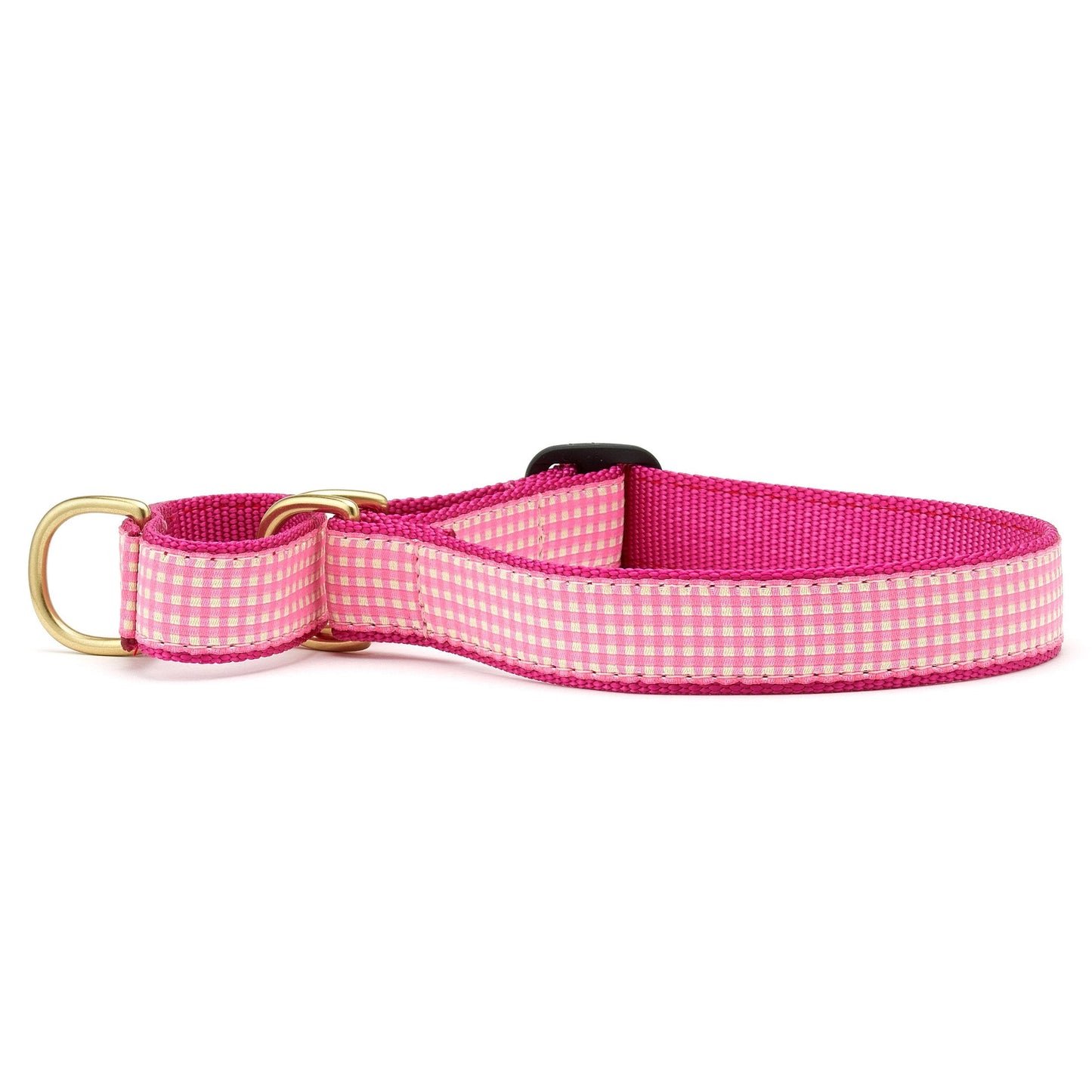 Pink Gingham Martingale