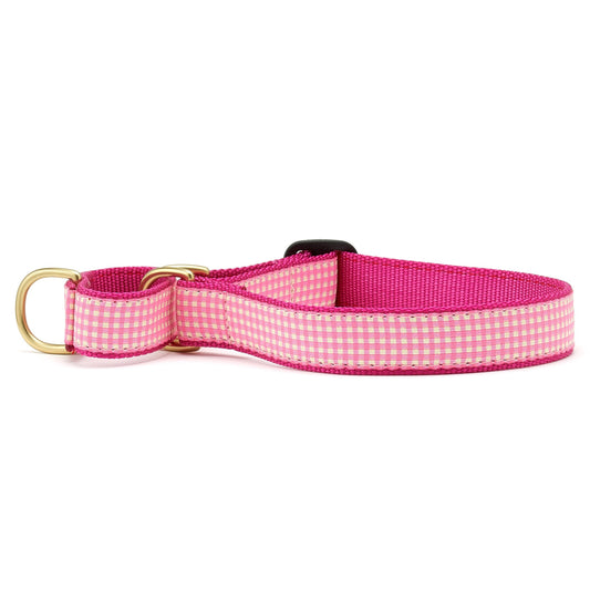 Pink Gingham Martingale
