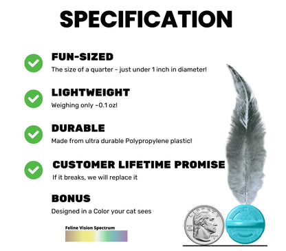 Forever Prey™ - The World's First Refillable Feather Toy