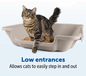 Easy-entry Cat Litter Box
