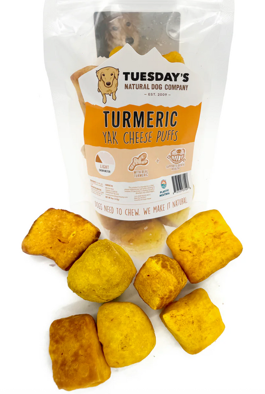 Tumeric Yak Cheese Puffs- Each