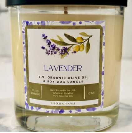 Extra Virgin Olive Oil & Soy Wax Candles