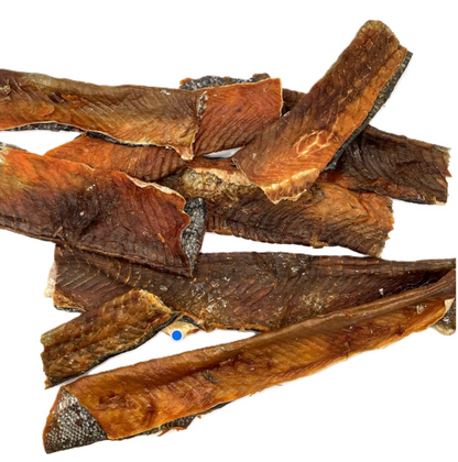BULK - Freeze Dried Salmon Fins, Twists, Thins & Cubes- BULK