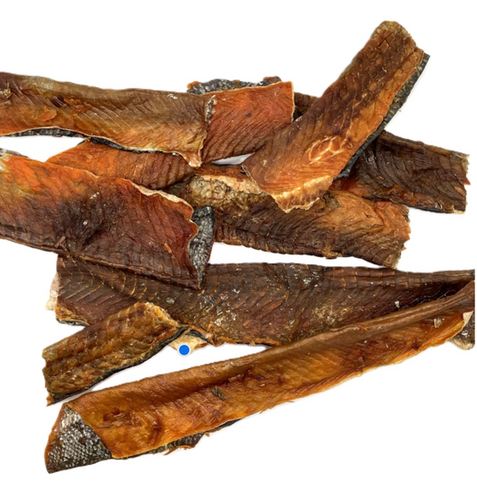 BULK - Freeze Dried Salmon Fins, Twists, Thins & Cubes- BULK