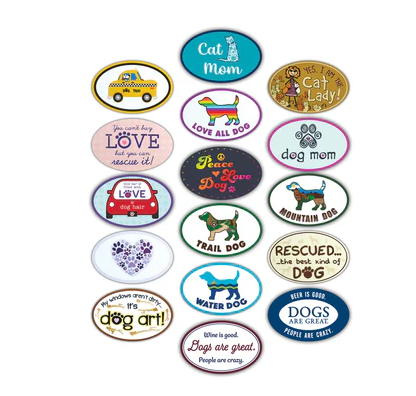 Oval Flexible Magnet (Pack of 4)