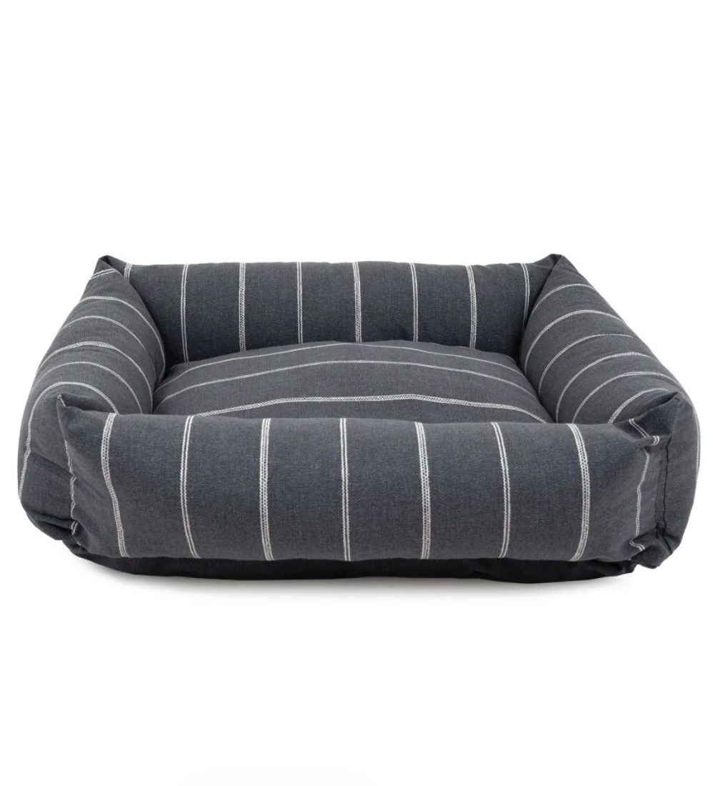 Renewed Striped Kuddler- Pewter