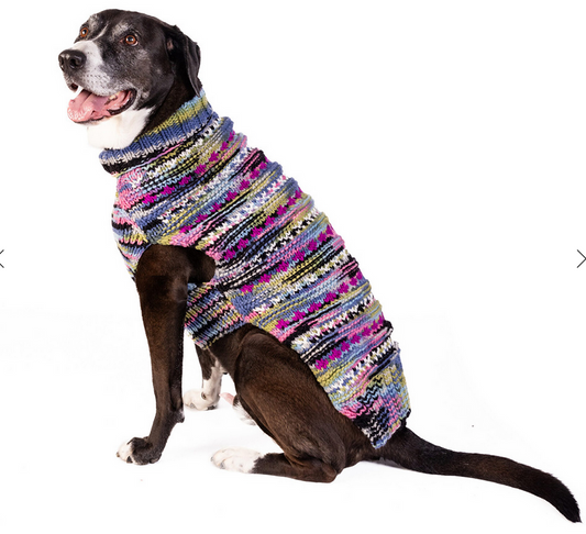 Cable Knits Purple Woodstock