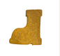 Boot shaped dog treat