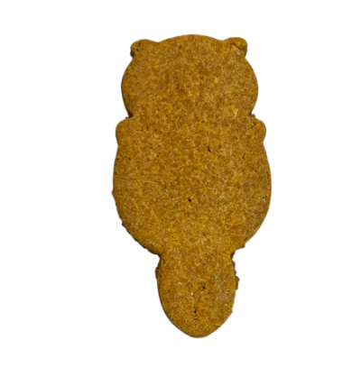 Paws Gourmet Bakery Year Round- Custom Treats (Special Order) owl shaped dog biscuit
