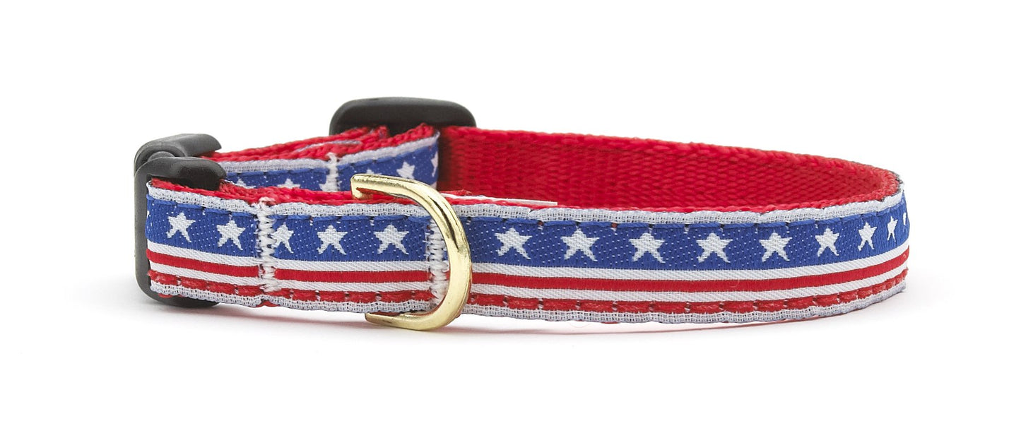 Stars and Stripes Small Breed Dog Collar