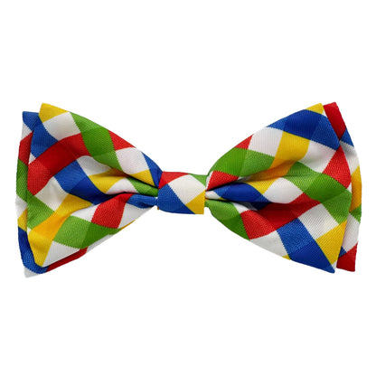 Summertime Check Bow Tie