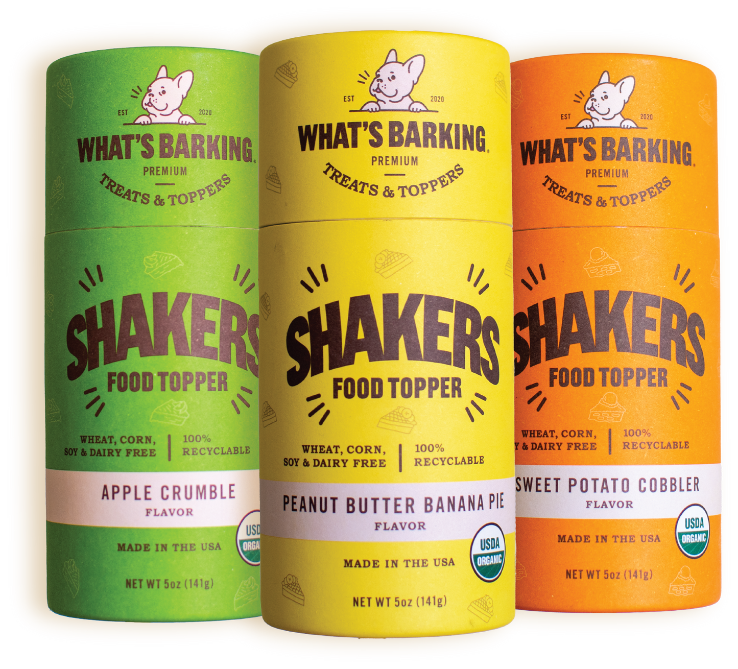 What's Barking Food Topper Shakers