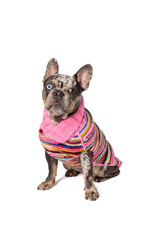 Pink Multicolor Sweater