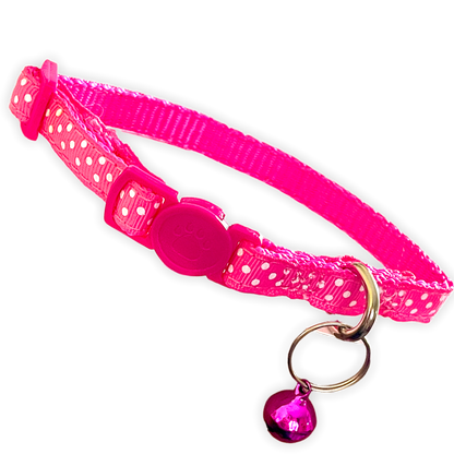 Polka Dot Cat Collar