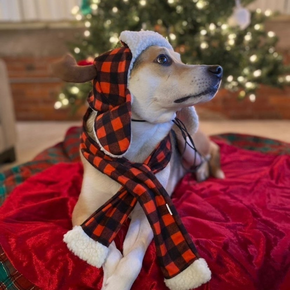 Buffalo Check Antler Hat with SnugFit®