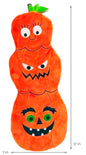 Large Flattie 2 Pumpkin Dog Toy
