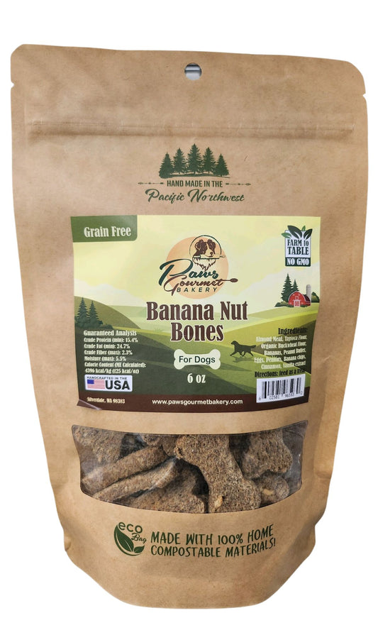 Banana Nut Bones (Grain Free)