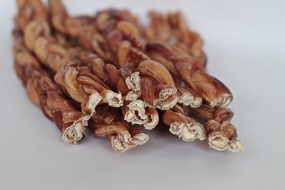 12" Standard Braided Bully Sticks - Odor Free (Bulk) - Pack of 25