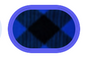Stretch Fleece - Cobalt Buffalo Check