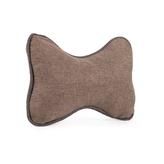 Carolina-GreenDog Bone Pillow- Luxe Neutral