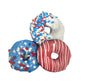 Patriotic Cookies - Star Spangled Donuts (Case of 30)