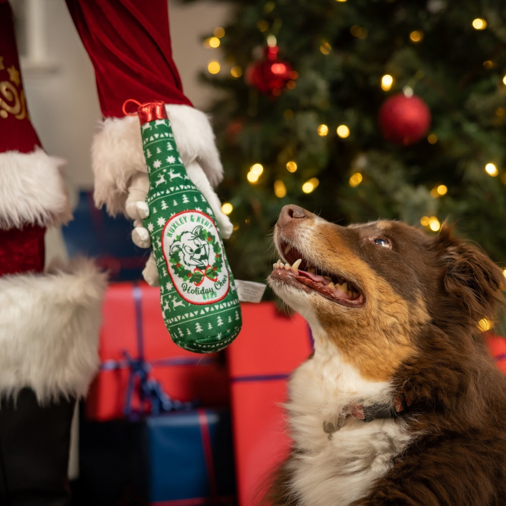 Holiday Cheer Beer Dog Toy - 30% Off