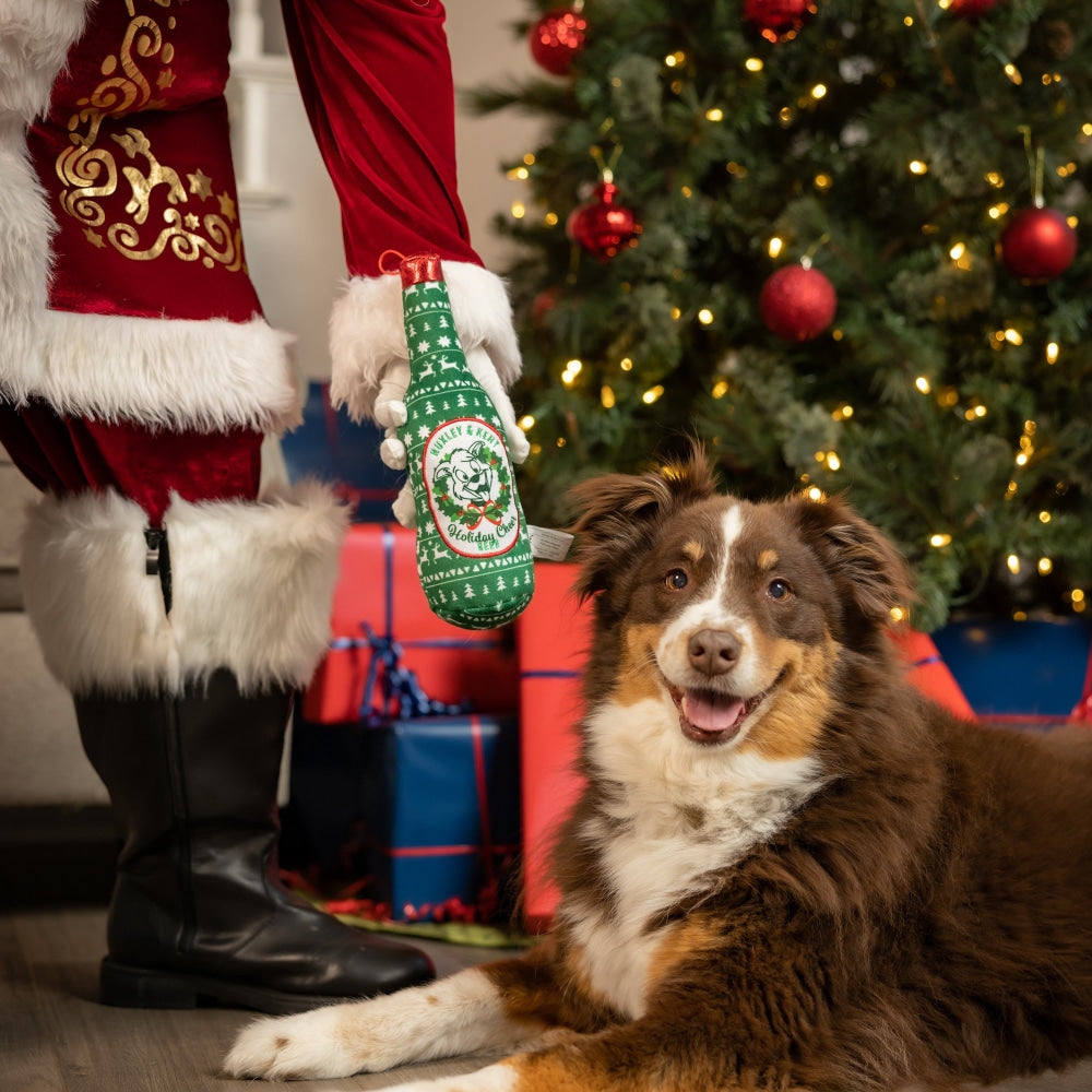 Holiday Cheer Beer Dog Toy - 30% Off