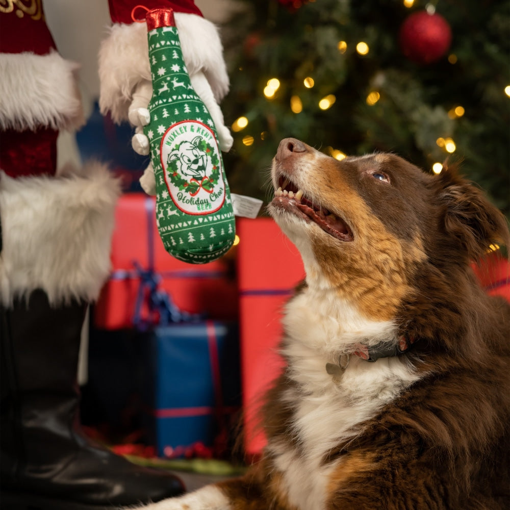 Holiday Cheer Beer Dog Toy - 30% Off