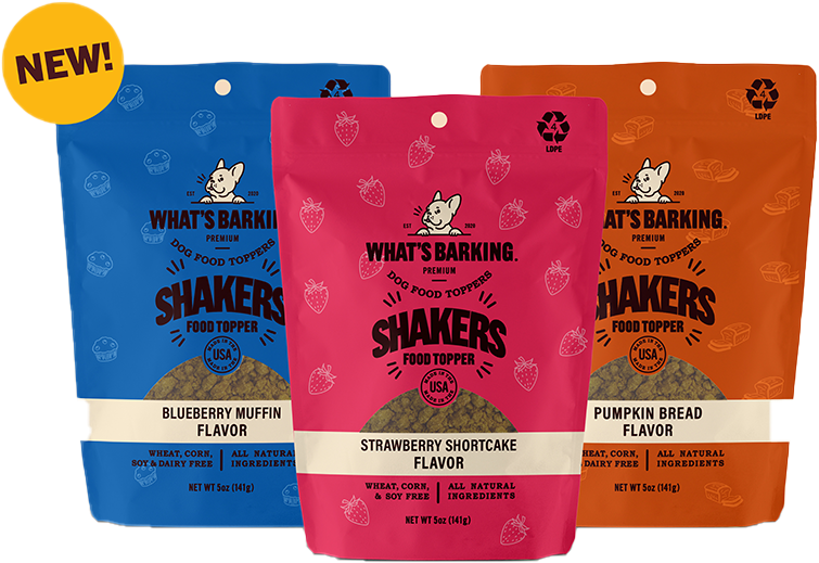 What's Barking Food Topper 5oz Bags
