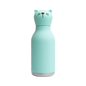 Asobu Bestie Animal Bottle, 16oz, in light teal with a cat-shaped lid