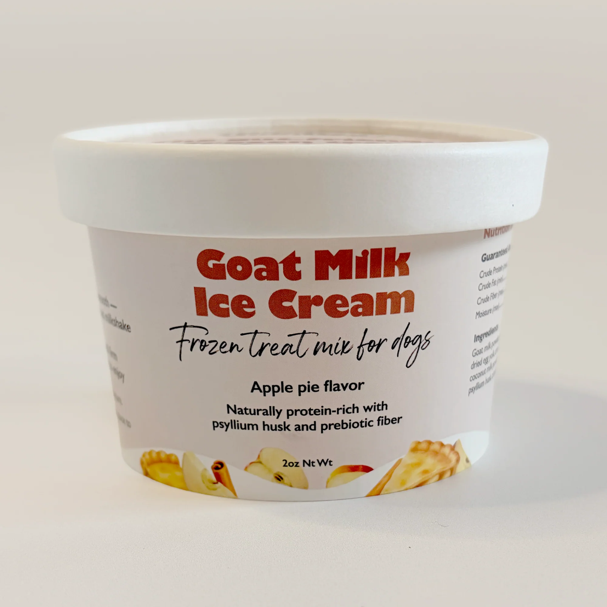 Goat Milk Ice Cream — Apple Pie- 2oz