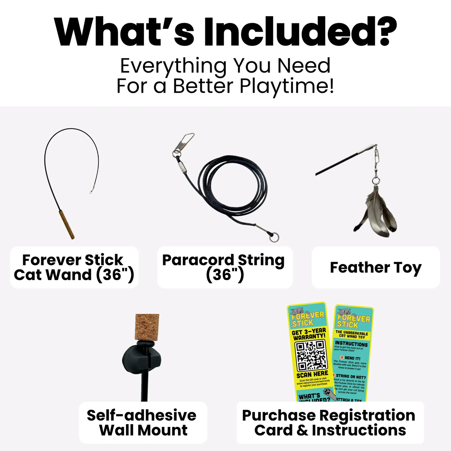 Forever Stick™ - The Unbreakable Cat Wand