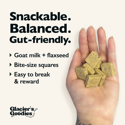 Goat Milk Dog Biscuits — Peanut & Banana- 5oz