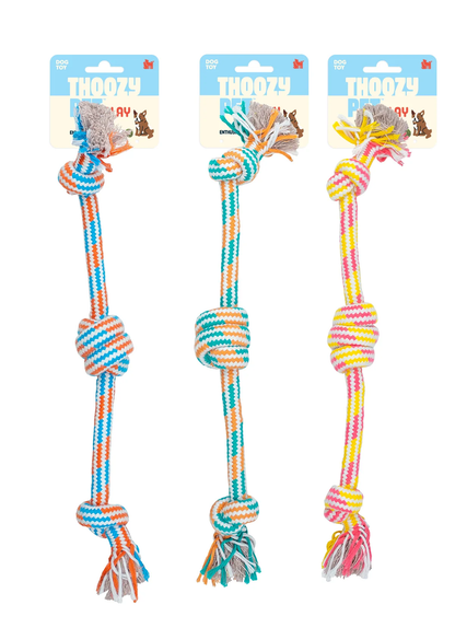 Thoozy 3-Knot Rope Toy Large