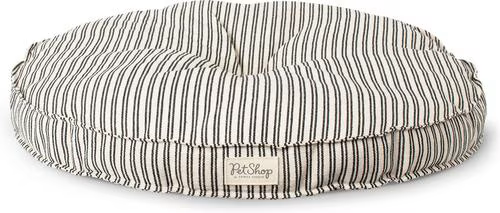 Yarn Dye Stripe Round Tuft Pet Bed- 2 Packs