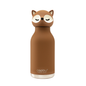 Asobu Bestie Animal Bottle 16oz, a brown bottle with a raccoon face on the lid